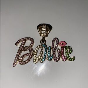 Barbie Multicolor Rhinestone Pendant